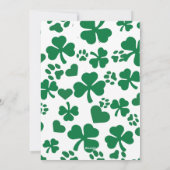 St. Patrick's Day Feiertagskarte (Rückseite)