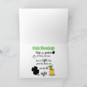 St. Patrick's Day Feiertagskarte (Innenseite)