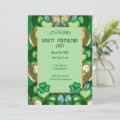 St. Patrick's Day Feiertagskarte (Stehend Vorderseite)