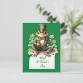 St. Patrick's Day Feiertagspostkarte (Stehend Vorderseite)