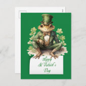 St. Patrick's Day Feiertagspostkarte (Vorne/Hinten)