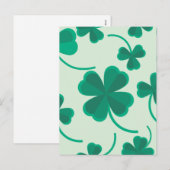 St Patrick's Day Feiertagspostkarte (Vorne/Hinten)