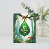 St. Patrick's Day Feiertagspostkarte (Stehend Vorderseite)