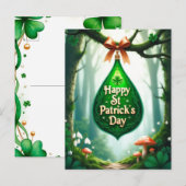 St. Patrick's Day Feiertagspostkarte (Vorne/Hinten)