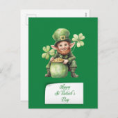 St. Patrick's Day Feiertagspostkarte (Vorne/Hinten)
