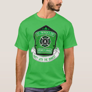 St Patricks Day Feuerwehrmann Pennsylvania Bravest T-Shirt