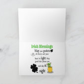 St. Patrick's Day Figur Karte (Innenseite)