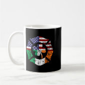 St Patrick's Day Fireman Gift Proud Firefighter Qu Kaffeetasse (Links)