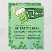 St Patricks Day First Birthday Green Gold (Vorne/Hinten)