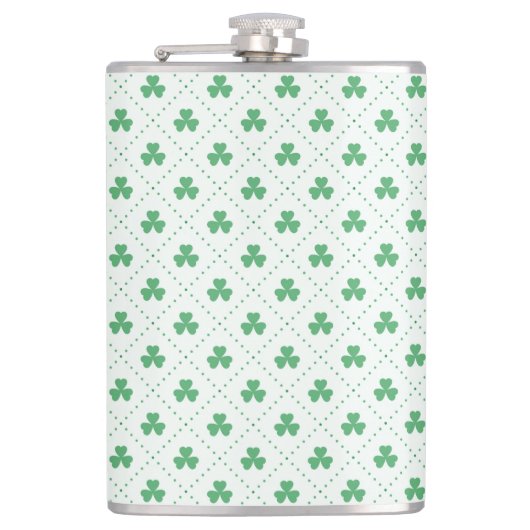 St. Patrick's Day Flachmann (Vorderseite)