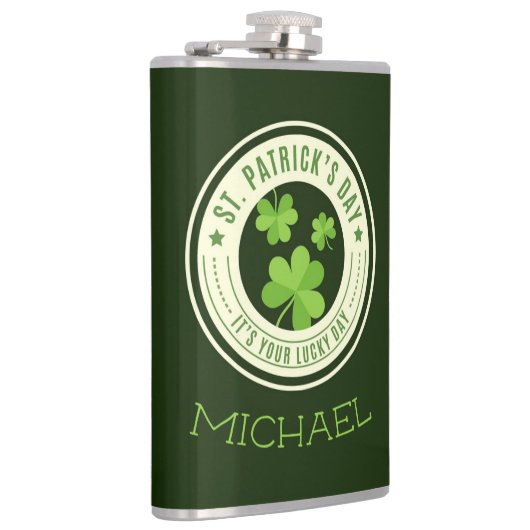 St. Patrick's Day Flachmann (Rechts)