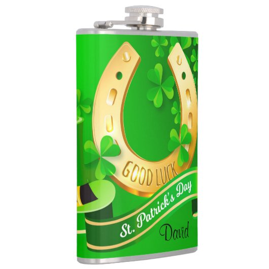 St. Patrick's Day Flachmann (Rechts)