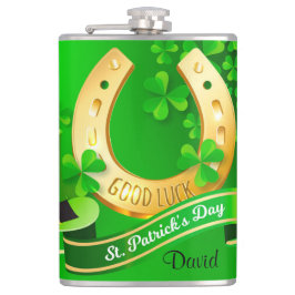 St. Patrick's Day Flachmann