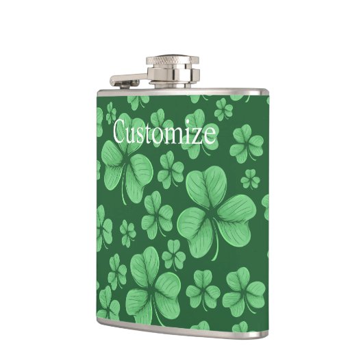 St. Patrick's Day Flachmann (Links)