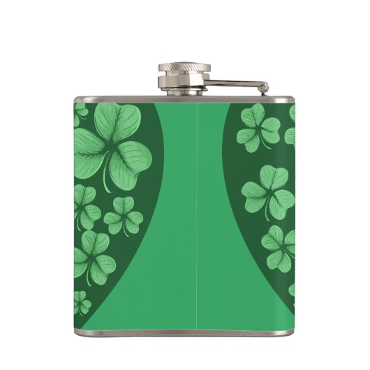 St. Patrick's Day Flachmann (Rückseite)