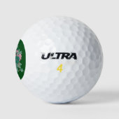 St Patricks Day Flamingo Golfball (Logo)