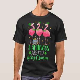 St Patrick's Day Flamingos sind meine Glücksbringe T-Shirt