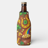St. Patrick's Day - Flasche Cooler Flaschenkühler (Flaschenvorderseite)