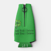 St. Patrick's Day - Flasche Cooler Flaschenkühler (Rückseite)