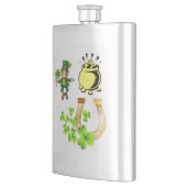St. Patrick's Day-Flasche Flachmann (Links)
