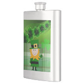 St. Patrick's Day-Flasche Flachmann (Links)