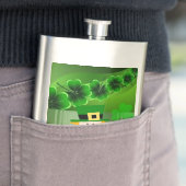St. Patrick's Day-Flasche Flachmann (Beispiel)