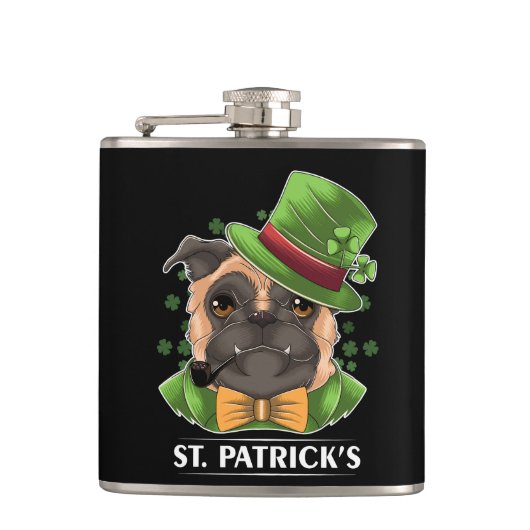 St. Patrick's Day Flask Flachmann (Vorderseite)