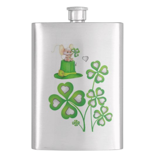 St. Patrick's Day Flask Flachmann (Vorderseite)
