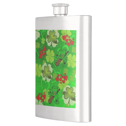 St. Patrick's Day Flask Flachmann (Links)