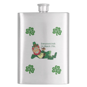 St. Patrick's Day Flask Flachmann