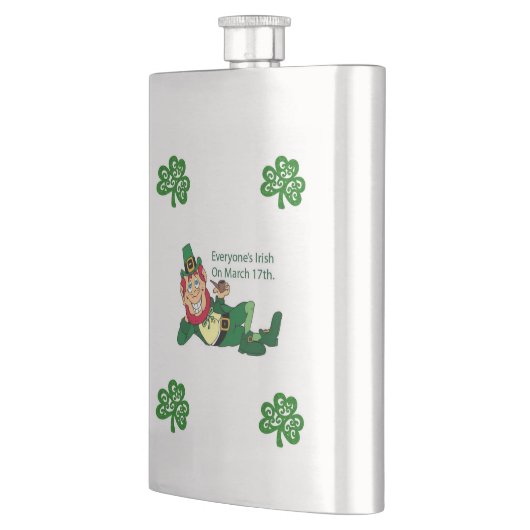 St. Patrick's Day Flask Flachmann (Links)