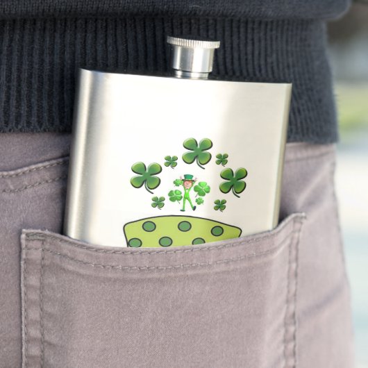 St. Patrick's Day Flask Flachmann (Beispiel)