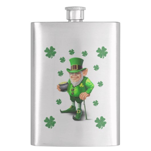 St. Patrick's Day Flask Flachmann (Vorderseite)