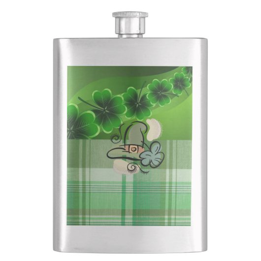 St. Patrick's Day Flask Flachmann (Vorderseite)