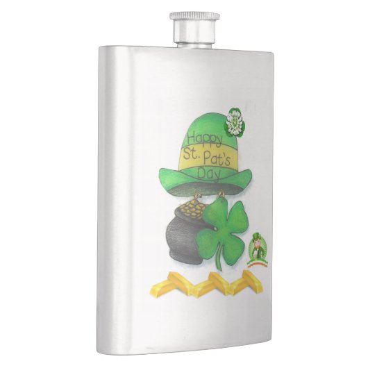 St. Patrick's Day Flask Flachmann (Rechts)