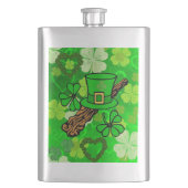 St. Patrick's Day Flask Flachmann (Vorderseite)