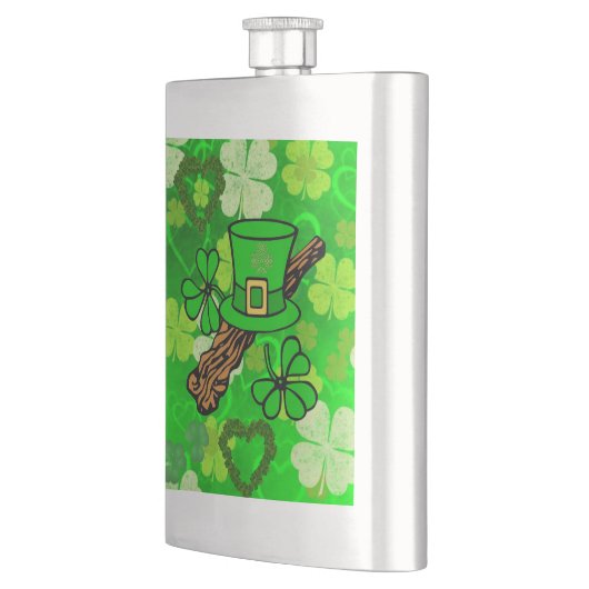St. Patrick's Day Flask Flachmann (Links)