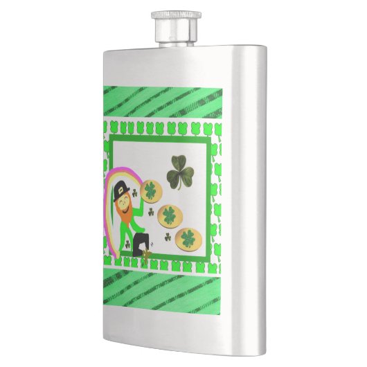 St. Patrick's Day Flask Flachmann (Links)