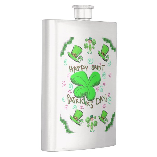 St. Patrick's Day Flask Flachmann (Rechts)