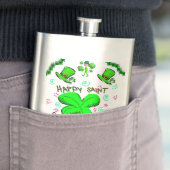 St. Patrick's Day Flask Flachmann (Beispiel)