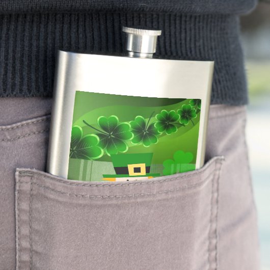 St. Patrick's Day Flask Flachmann (Beispiel)
