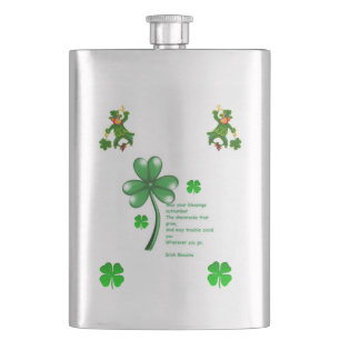 St. Patrick's Day Flask Flachmann