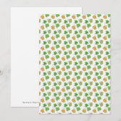 St. Patrick's Day Flat Greeting Card Einladung (Vorne/Hinten)