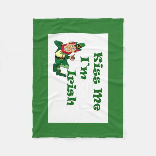 St.Patricks Day Fleece Blanket (Vorderseite)
