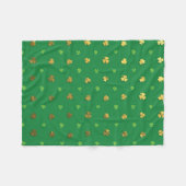 St. Patrick's Day Fleece Blanket (Vorderseite (Horizontal))