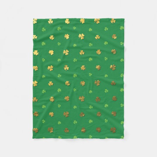 St. Patrick's Day Fleece Blanket (Vorderseite)
