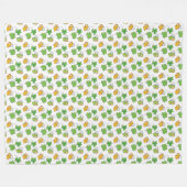 St. Patrick's Day Fleece Blanket (Vorderseite (Horizontal))