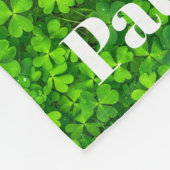 St Patricks Day Fleece Blanket für Rollstuhl (Ecke)