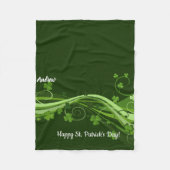St Patricks Day Fleece Blanket für Rollstuhl (Vorderseite)