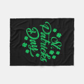 St Patricks Day Fleecedecke (Vorderseite (Horizontal))